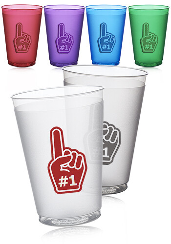 12 oz. Flex Frosted Plastic Stadium Cups