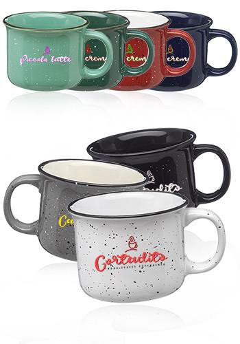 7.5 oz. Bijou Ceramic Campfire Coffee Mugs