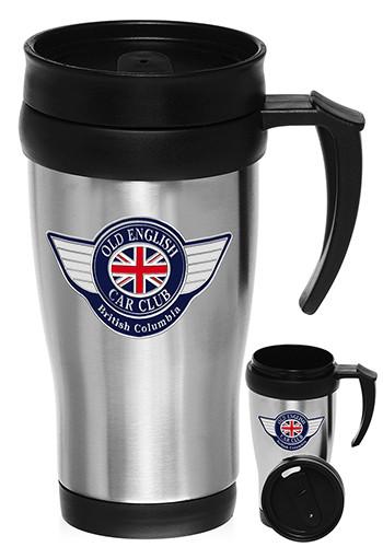 14 oz. Double Wall Stainless Steel Travel Mugs