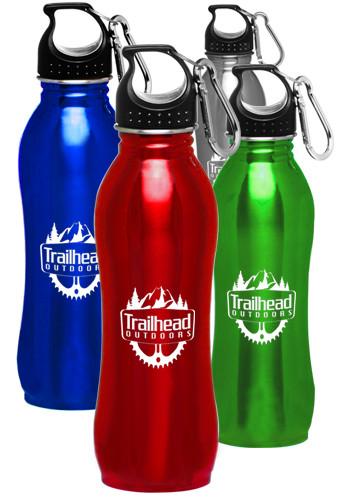 25 oz. Stainless Steel Sports Water Bottles