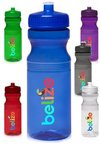 24 oz. Poly-Clear Bike Water Bottles