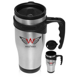 16oz Sporty Stainless Steel Travel Mugs