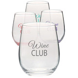 17 oz. Sienna Stemless Wine Glasses