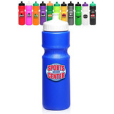 28 oz. Push Cap Plastic Water Bottles