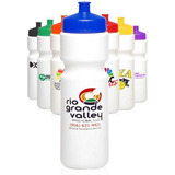 28 oz. Plastic Water Bottles with Push Cap