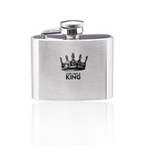2 oz. Brushed Finish Stainless Steel Flasks