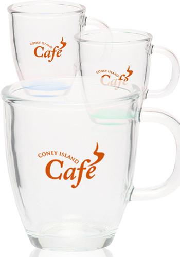 11.75 oz. London Glass Coffee Mugs