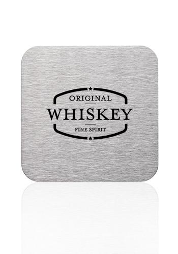Carson Stainless Steel Square Coasters