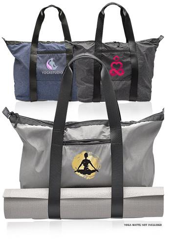 Serenity Tote Bags with Yoga Mat Insert