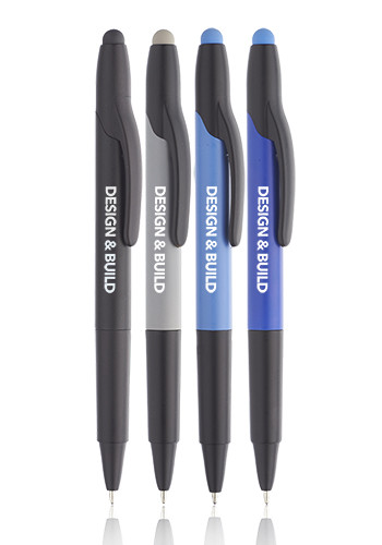 Classic Twist 2-In-1 Plastic Stylus Pens