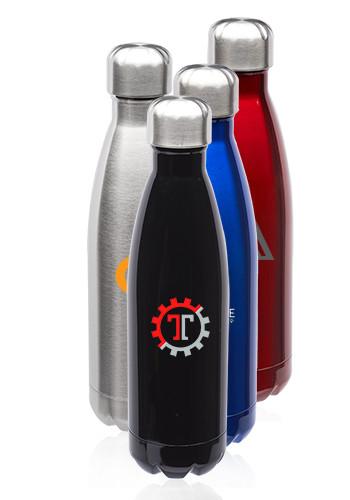 17oz Stainless Steel Levian Cola Shaped Bottles