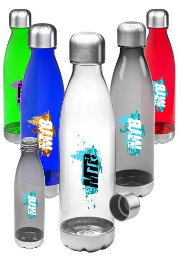 25 oz. Levian Plastic Cola Shaped Water Bottles