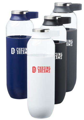 27 oz. Strike Plastic Water Bottles with Carrier Handle