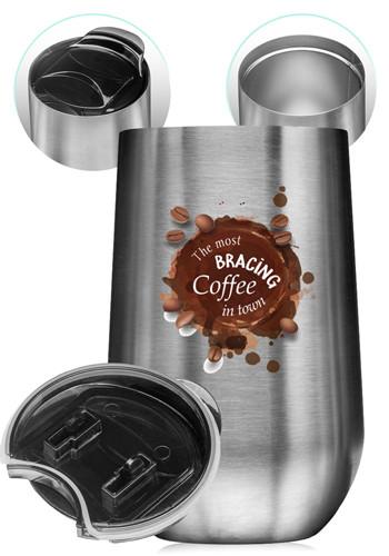 14 oz. Stainless Steel Mugs with Side Lock Lid