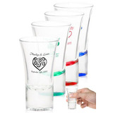 2 oz. Lord Shooter Etched Shot Glasses