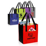 Non-Woven Shoppers Pocket Tote Bags