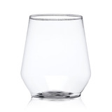 12 oz. Stemless Plastic Wine Glasses