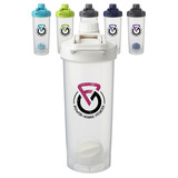 24 oz. Olympian Plastic Shaker Bottles with Mixer