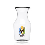 Reserv 12 oz.Plastic Disposable Wine Carafe With Lid