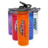 22 oz. Plastic Sports Water Bottles with Flip Lid