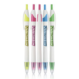 Plastic Retractable Dry Gel Highlighter Pens