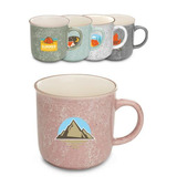 13 oz. Marble Campfire Custom Coffee Mugs