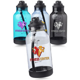 64 oz. Plastic Sports Bottles with Capacity Markings
