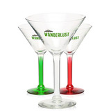 8.5 oz. Libbey Salud Grande Wedding Martini Glasses